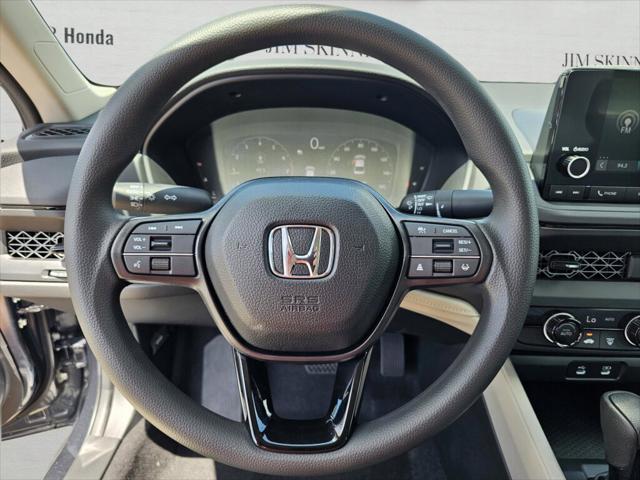 new 2025 Honda Accord car, priced at $30,043