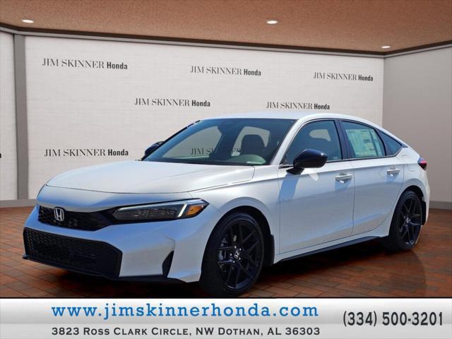 new 2025 Honda Civic car, priced at $29,653