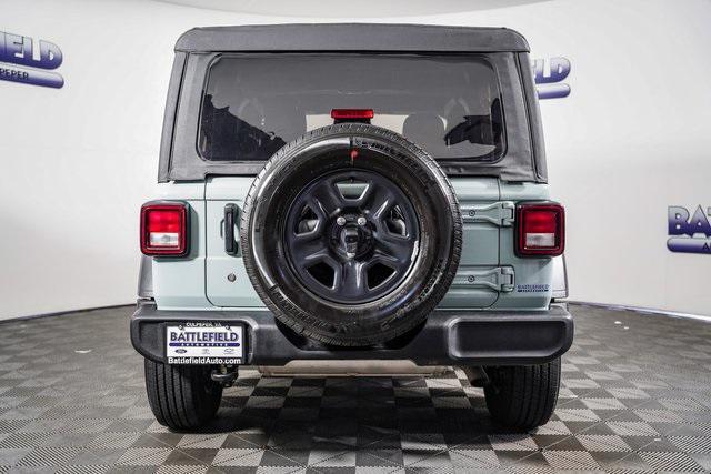 used 2023 Jeep Wrangler car, priced at $27,900