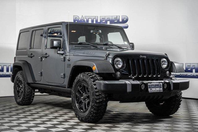 used 2016 Jeep Wrangler Unlimited car, priced at $19,489