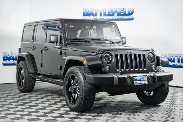 used 2016 Jeep Wrangler Unlimited car, priced at $21,944