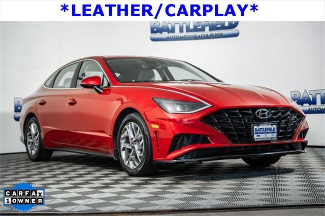 used 2021 Hyundai Sonata car, priced at $17,900