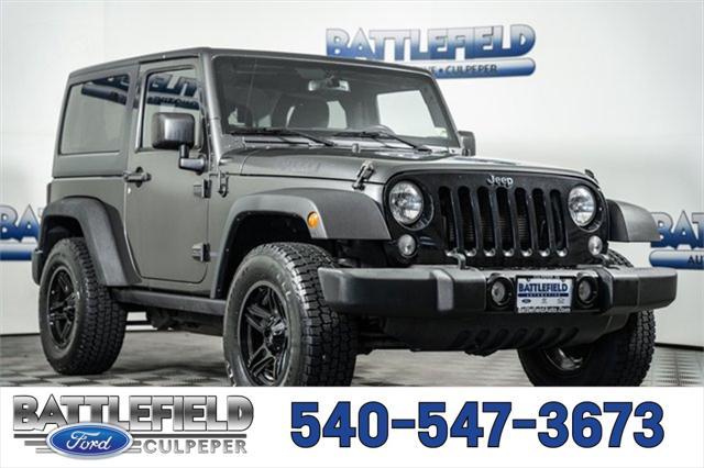 used 2016 Jeep Wrangler car, priced at $13,998