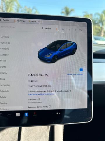 used 2022 Tesla Model 3 car, priced at $21,815