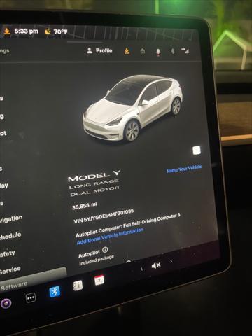 used 2021 Tesla Model Y car, priced at $27,650