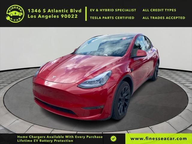 used 2020 Tesla Model Y car, priced at $21,999