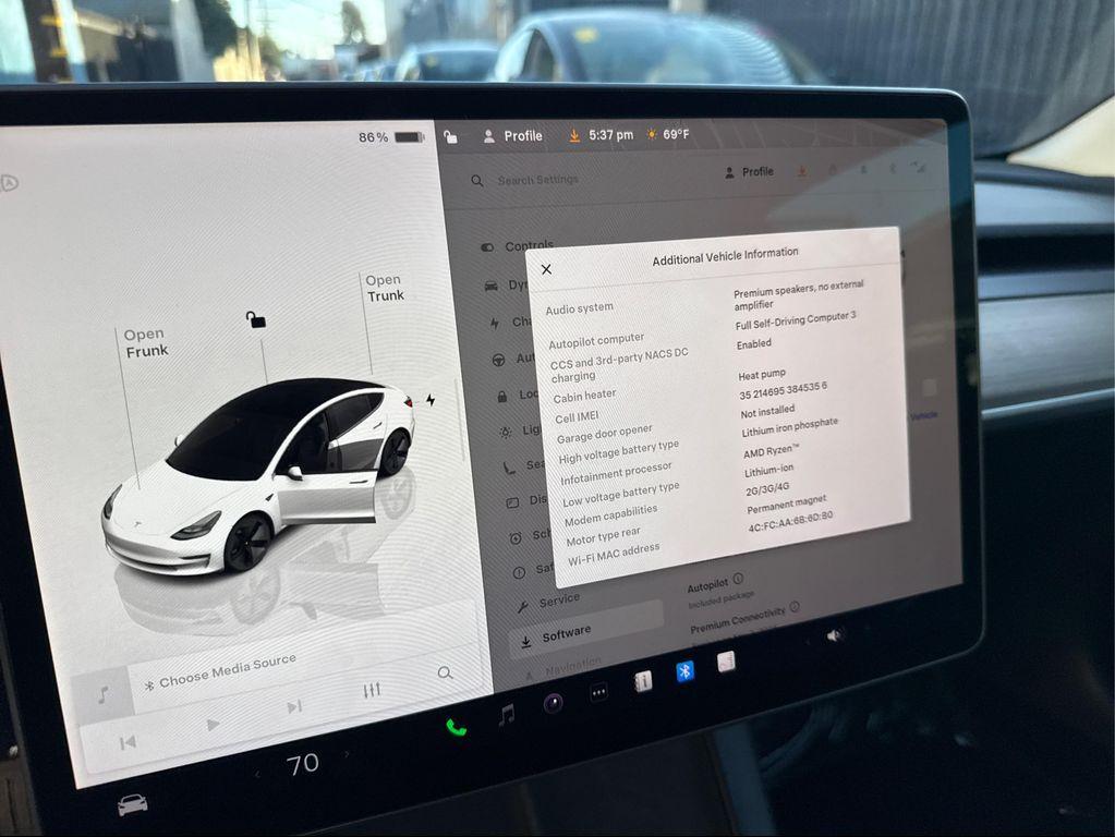 used 2023 Tesla Model 3 car, priced at $22,741