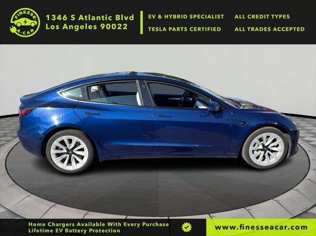 used 2022 Tesla Model 3 car, priced at $24,353