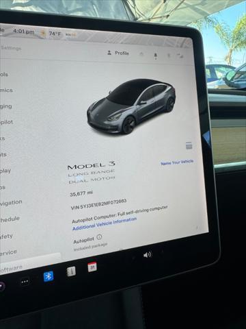 used 2021 Tesla Model 3 car, priced at $25,999