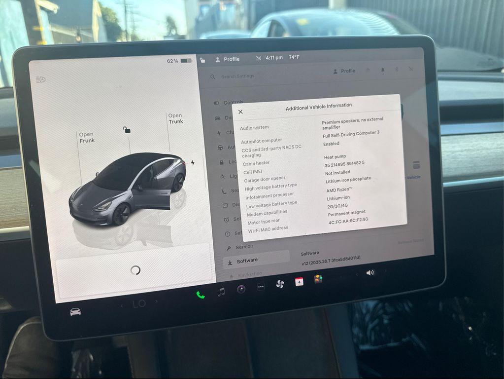 used 2022 Tesla Model 3 car, priced at $22,999