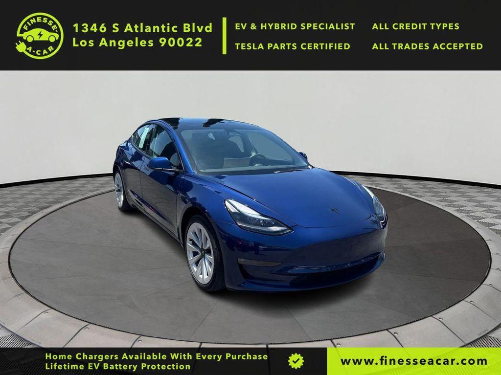 used 2023 Tesla Model 3 car, priced at $21,999