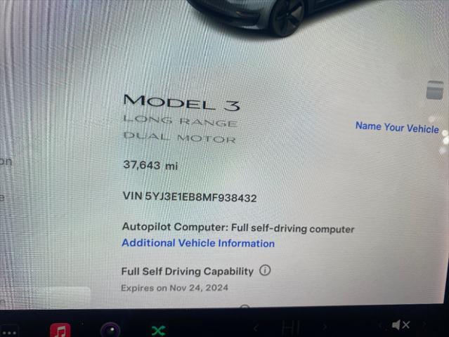 used 2021 Tesla Model 3 car, priced at $24,174