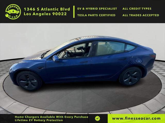 used 2022 Tesla Model 3 car, priced at $20,849