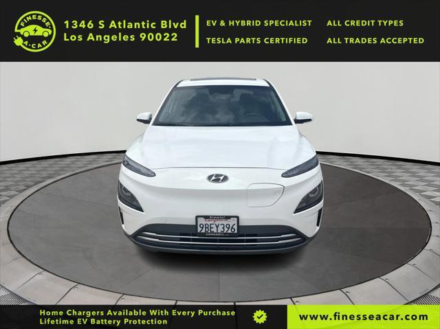used 2022 Hyundai Kona EV car, priced at $17,874