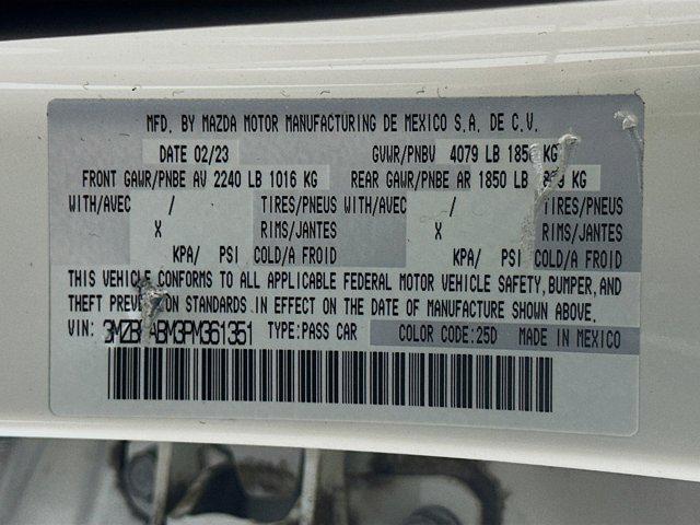 used 2023 Mazda Mazda3 car, priced at $17,897