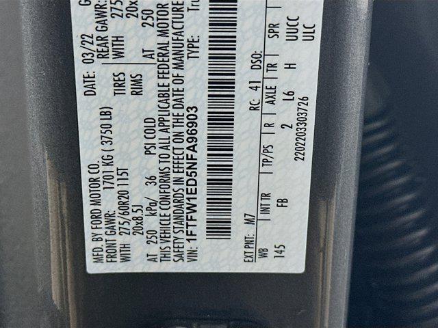 used 2022 Ford F-150 car, priced at $37,987