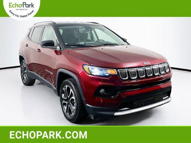 used 2022 Jeep Compass car, priced at $23,289