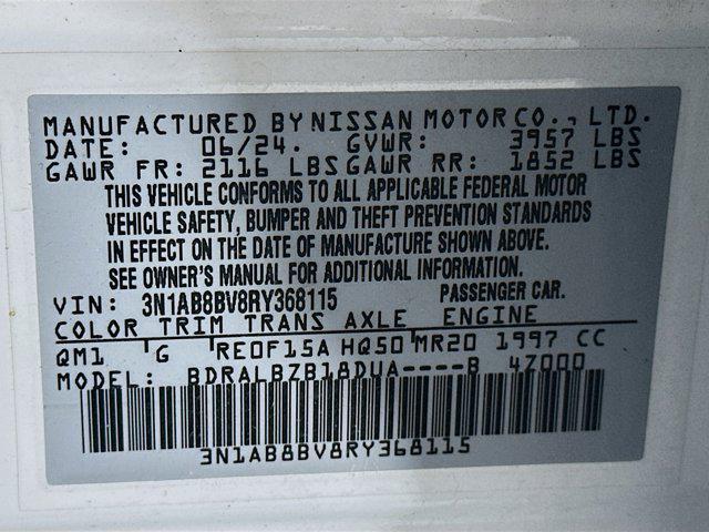 used 2024 Nissan Sentra car, priced at $16,787