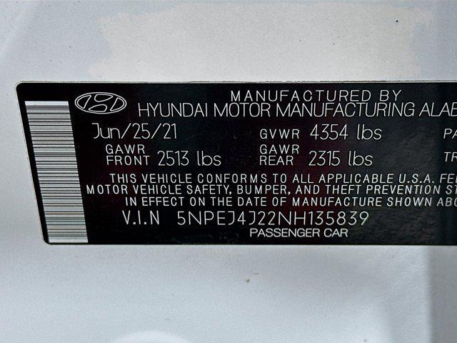 used 2022 Hyundai Sonata car, priced at $20,489