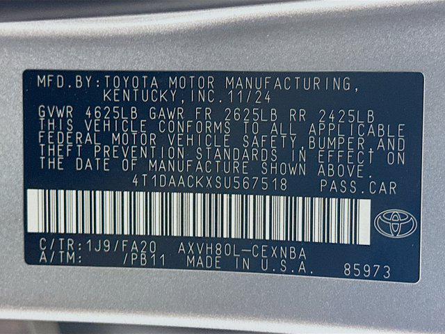 used 2025 Toyota Camry car, priced at $26,797