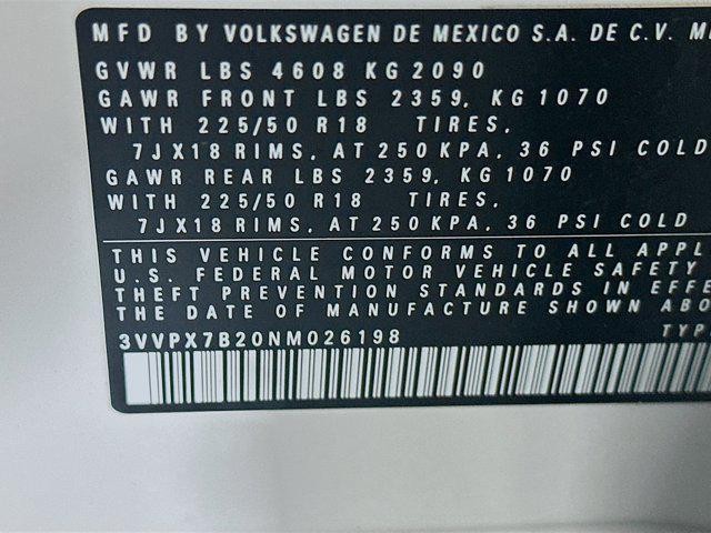 used 2022 Volkswagen Taos car, priced at $20,597
