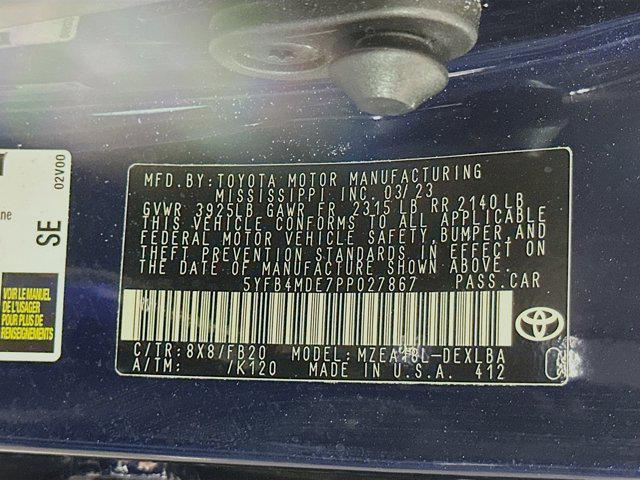 used 2023 Toyota Corolla car, priced at $19,397