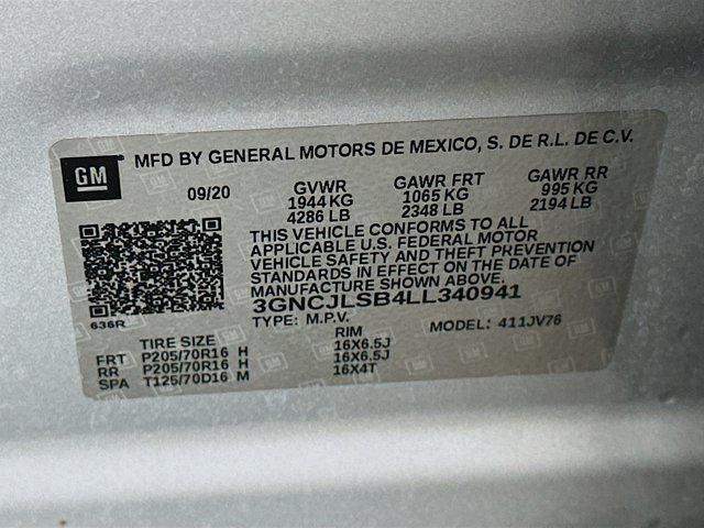used 2020 Chevrolet Trax car, priced at $12,997
