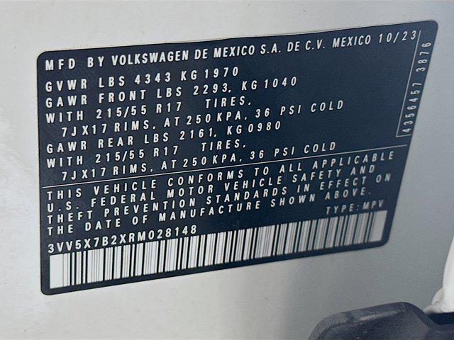 used 2024 Volkswagen Taos car, priced at $19,597