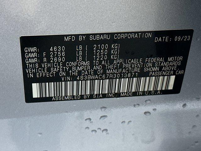 used 2024 Subaru Legacy car, priced at $23,797