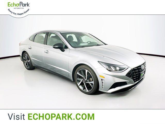 used 2021 Hyundai Sonata car, priced at $19,589