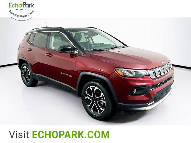 used 2022 Jeep Compass car, priced at $21,597