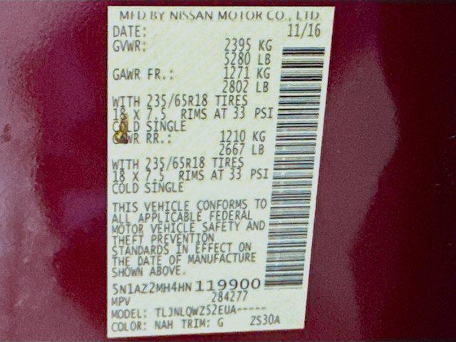 used 2017 Nissan Murano car, priced at $8,496