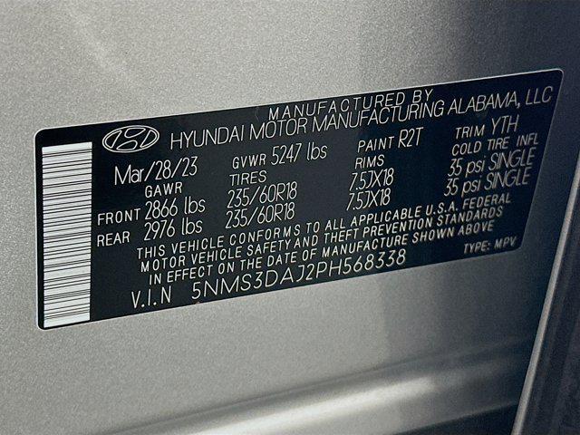 used 2023 Hyundai Santa Fe car, priced at $23,997