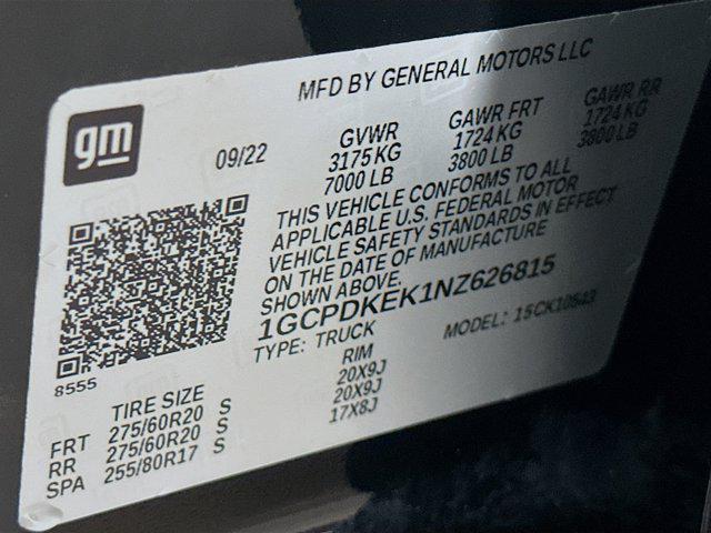 used 2022 Chevrolet Silverado 1500 car, priced at $32,496