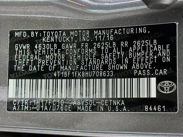 used 2017 Toyota Camry car, priced at $17,999