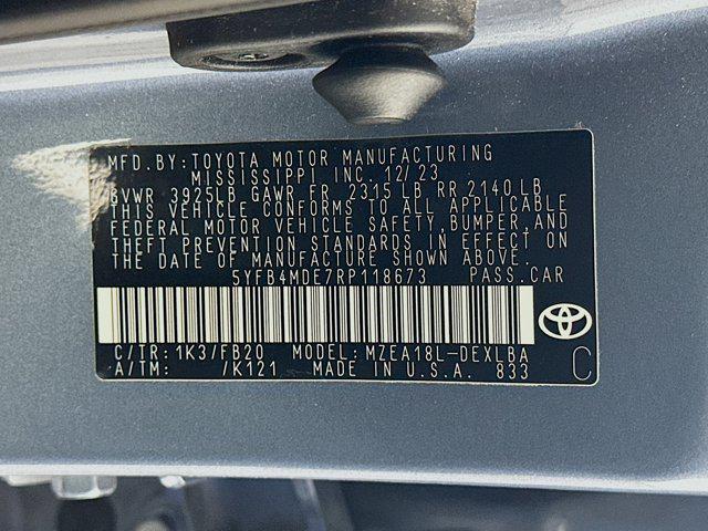 used 2024 Toyota Corolla car, priced at $19,989