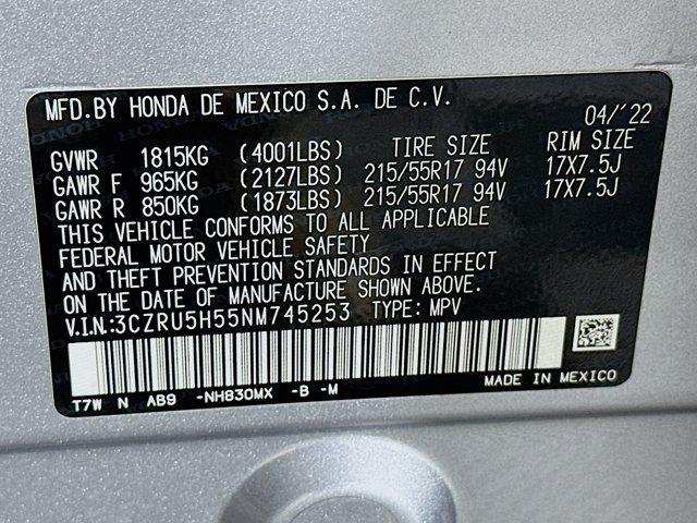 used 2022 Honda HR-V car, priced at $22,189