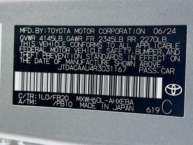 used 2024 Toyota Prius car, priced at $27,877