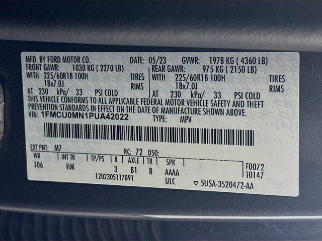 used 2023 Ford Escape car, priced at $19,997