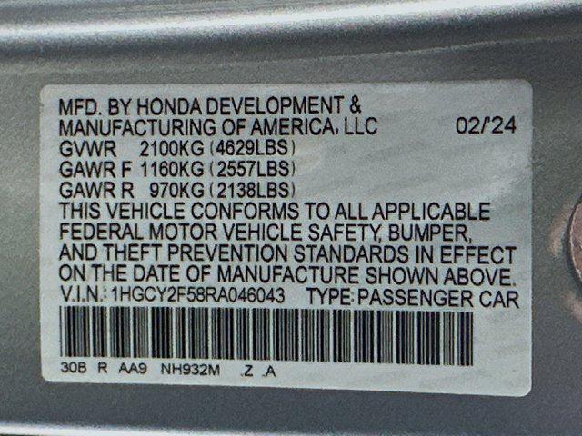 used 2024 Honda Accord Hybrid car, priced at $26,589