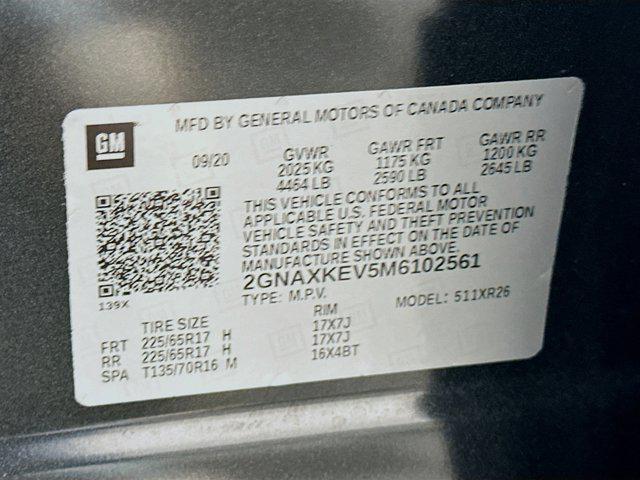 used 2021 Chevrolet Equinox car, priced at $16,997