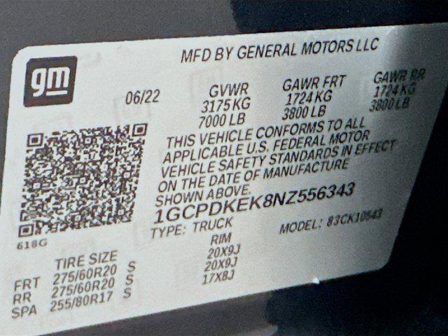 used 2022 Chevrolet Silverado 1500 car, priced at $33,587