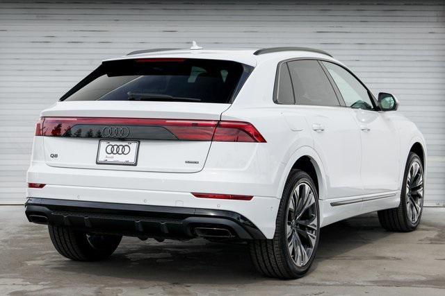 new 2025 Audi Q8 car, priced at $85,955