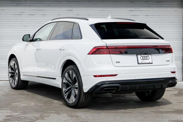 new 2025 Audi Q8 car, priced at $85,955