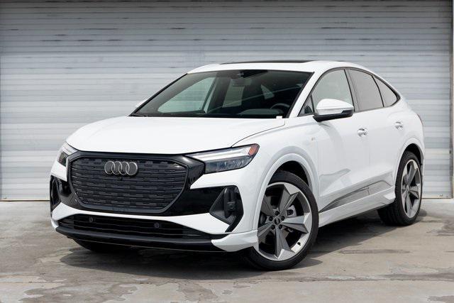 new 2025 Audi Q4 e-tron Sportback car, priced at $67,640