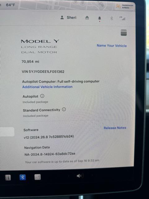 used 2020 Tesla Model Y car, priced at $28,998