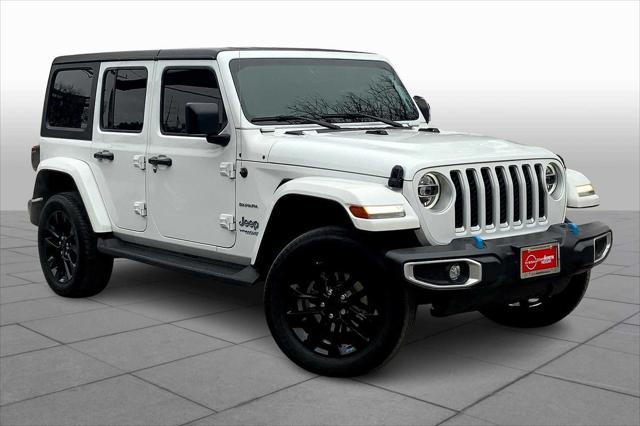 used 2022 Jeep Wrangler Unlimited 4xe car, priced at $31,214