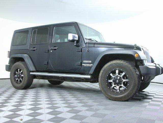 used 2014 Jeep Wrangler Unlimited car, priced at $14,988
