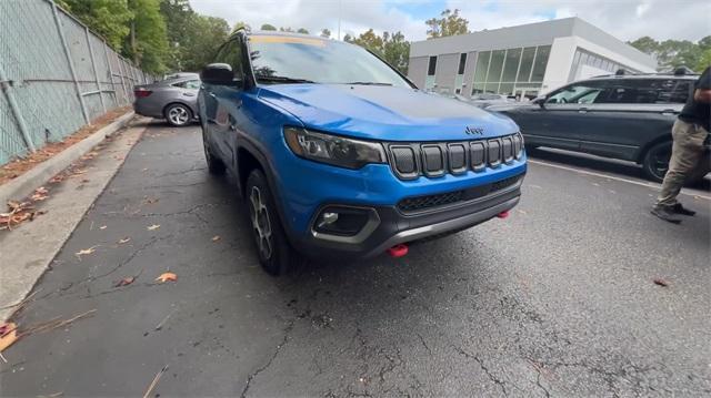 used 2022 Jeep Compass car, priced at $23,400