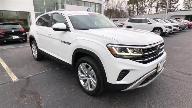 used 2021 Volkswagen Atlas Cross Sport car, priced at $23,250